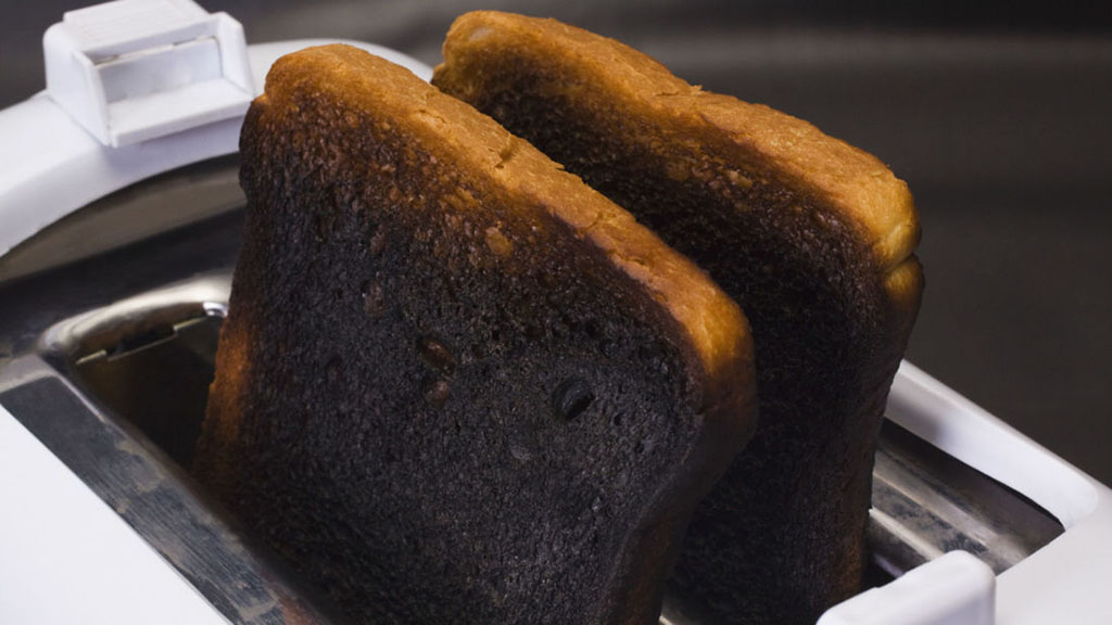 burnt toast