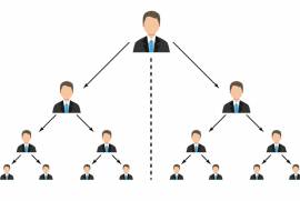 binary organization chart